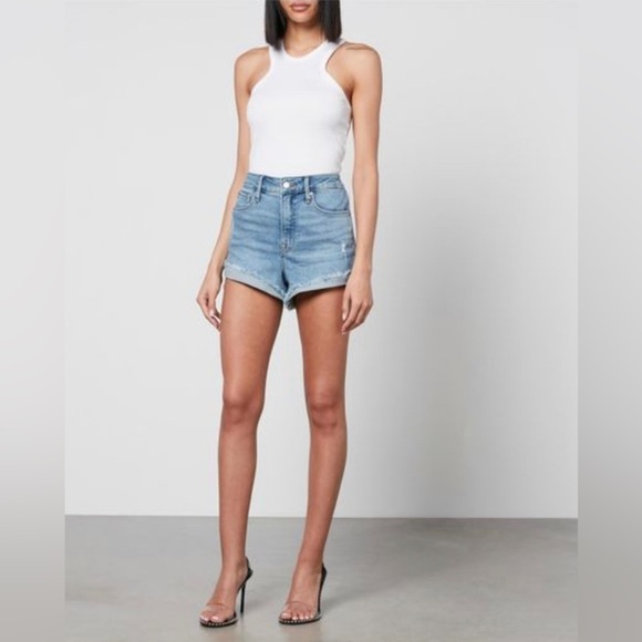 Good American Pants - NWT Good American Good Curve Denim Shorts - Size 8